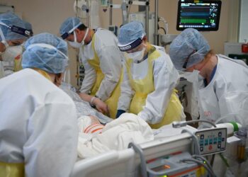 Covid patient fights for life in Burton’s intensive care unit
