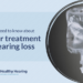 Cancer treatment and hearing loss