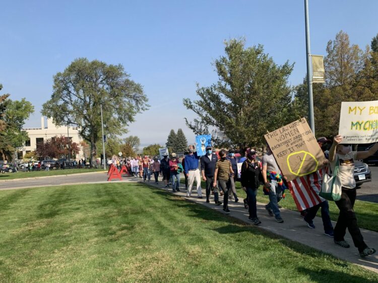 Montanans protest abortion restrictions at state Capitol