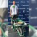 Farnborough veteran completes Brighton Marathon with 50kg wheelbarrow to raise funds for mental health charity