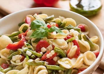 grilled-summer-veggie-orecchiette-pasta