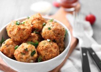 turkey-and-kale-meatballs-with-an-apple-tahini-sauce